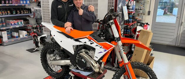 Nieuwe KTM SX-250 geleverd