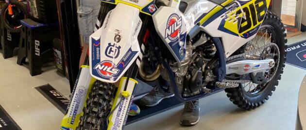 Hans de Waard is superblij met de NILS oil Husqvarna FC 250 2024